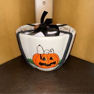 Rae Dunn New Peanuts Snoopy Pumpkin Halloween Woodstock NWT RARE HARD TO FIND
